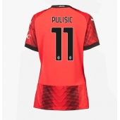 AC Milan Christian Pulisic #11 Hjemmebanetrøje Dame 2023-24 Kortærmet