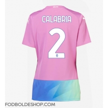 AC Milan Davide Calabria #2 Tredjetrøje Dame 2023-24 Kortærmet