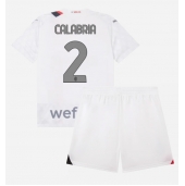 AC Milan Davide Calabria #2 Udebanetrøje Børn 2023-24 Kortærmet (+ Korte bukser)