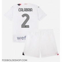 AC Milan Davide Calabria #2 Udebanetrøje Børn 2023-24 Kortærmet (+ Korte bukser)