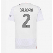 AC Milan Davide Calabria #2 Udebanetrøje Dame 2023-24 Kortærmet