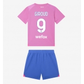 AC Milan Olivier Giroud #9 Tredjetrøje Børn 2023-24 Kortærmet (+ Korte bukser)