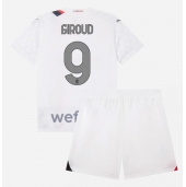 AC Milan Olivier Giroud #9 Udebanetrøje Børn 2023-24 Kortærmet (+ Korte bukser)