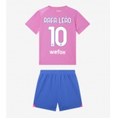 AC Milan Rafael Leao #10 Tredjetrøje Børn 2023-24 Kortærmet (+ Korte bukser)