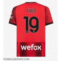 AC Milan Theo Hernandez #19 Hjemmebanetrøje 2023-24 Kortærmet