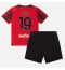 AC Milan Theo Hernandez #19 Hjemmebanetrøje Børn 2023-24 Kortærmet (+ Korte bukser)