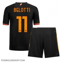 AS Roma Andrea Belotti #11 Tredjetrøje Børn 2023-24 Kortærmet (+ Korte bukser)
