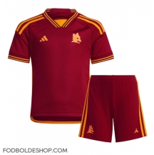 AS Roma Hjemmebanetrøje Børn 2023-24 Kortærmet (+ Korte bukser)