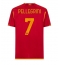 AS Roma Lorenzo Pellegrini #7 Hjemmebanetrøje 2023-24 Kortærmet