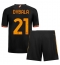 AS Roma Paulo Dybala #21 Tredjetrøje Børn 2023-24 Kortærmet (+ Korte bukser)