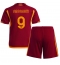 AS Roma Tammy Abraham #9 Hjemmebanetrøje Børn 2023-24 Kortærmet (+ Korte bukser)