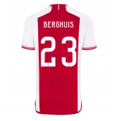 Ajax Steven Berghuis #23 Hjemmebanetrøje 2023-24 Kortærmet