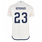 Ajax Steven Berghuis #23 Udebanetrøje 2023-24 Kortærmet