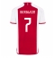 Ajax Steven Bergwijn #7 Hjemmebanetrøje 2023-24 Kortærmet