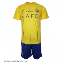 Al-Nassr Hjemmebanetrøje Børn 2023-24 Kortærmet (+ Korte bukser)
