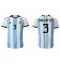 Argentina Nicolas Tagliafico #3 Hjemmebanetrøje VM 2022 Kortærmet