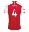 Arsenal Benjamin White #4 Hjemmebanetrøje 2023-24 Kortærmet