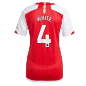 Arsenal Benjamin White #4 Hjemmebanetrøje Dame 2023-24 Kortærmet