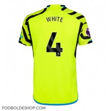 Arsenal Benjamin White #4 Udebanetrøje 2023-24 Kortærmet