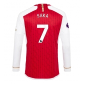 Arsenal Bukayo Saka #7 Hjemmebanetrøje 2023-24 Langærmet