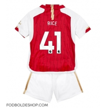 Arsenal Declan Rice #41 Hjemmebanetrøje Børn 2023-24 Kortærmet (+ Korte bukser)