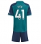 Arsenal Declan Rice #41 Tredjetrøje Børn 2023-24 Kortærmet (+ Korte bukser)