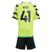Arsenal Declan Rice #41 Udebanetrøje Børn 2023-24 Kortærmet (+ Korte bukser)