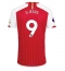 Arsenal Gabriel Jesus #9 Hjemmebanetrøje 2023-24 Kortærmet