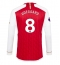 Arsenal Martin Odegaard #8 Hjemmebanetrøje 2023-24 Langærmet