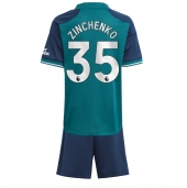 Arsenal Oleksandr Zinchenko #35 Tredjetrøje Børn 2023-24 Kortærmet (+ Korte bukser)