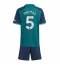 Arsenal Thomas Partey #5 Tredjetrøje Børn 2023-24 Kortærmet (+ Korte bukser)