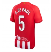 Atletico Madrid Rodrigo De Paul #5 Hjemmebanetrøje 2023-24 Kortærmet