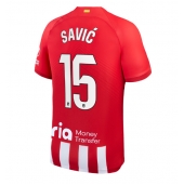 Atletico Madrid Stefan Savic #15 Hjemmebanetrøje 2023-24 Kortærmet