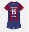 Barcelona Andreas Christensen #15 Hjemmebanetrøje Børn 2023-24 Kortærmet (+ Korte bukser)