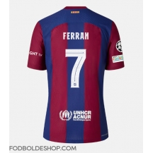 Barcelona Ferran Torres #7 Hjemmebanetrøje 2023-24 Kortærmet
