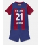 Barcelona Frenkie de Jong #21 Hjemmebanetrøje Børn 2023-24 Kortærmet (+ Korte bukser)