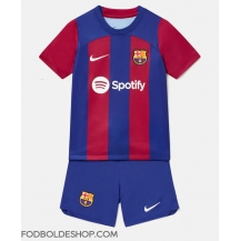 Barcelona Hjemmebanetrøje Børn 2023-24 Kortærmet (+ Korte bukser)