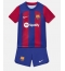 Barcelona Hjemmebanetrøje Børn 2023-24 Kortærmet (+ Korte bukser)