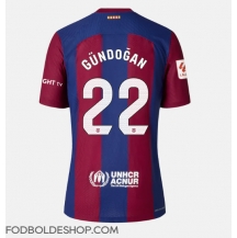 Barcelona Ilkay Gundogan #22 Hjemmebanetrøje Dame 2023-24 Kortærmet
