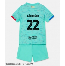 Barcelona Ilkay Gundogan #22 Tredjetrøje Børn 2023-24 Kortærmet (+ Korte bukser)