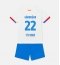 Barcelona Ilkay Gundogan #22 Udebanetrøje Børn 2023-24 Kortærmet (+ Korte bukser)