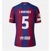 Barcelona Inigo Martinez #5 Hjemmebanetrøje 2023-24 Kortærmet