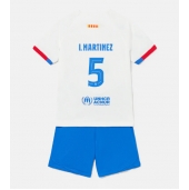 Barcelona Inigo Martinez #5 Udebanetrøje Børn 2023-24 Kortærmet (+ Korte bukser)
