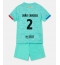 Barcelona Joao Cancelo #2 Tredjetrøje Børn 2023-24 Kortærmet (+ Korte bukser)