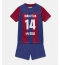 Barcelona Joao Felix #14 Hjemmebanetrøje Børn 2023-24 Kortærmet (+ Korte bukser)
