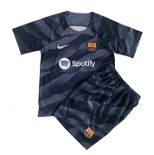 Barcelona Målmand Udebanetrøje Børn 2023-24 Kortærmet (+ Korte bukser)