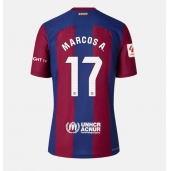 Barcelona Marcos Alonso #17 Hjemmebanetrøje Dame 2023-24 Kortærmet