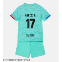 Barcelona Marcos Alonso #17 Tredjetrøje Børn 2023-24 Kortærmet (+ Korte bukser)