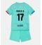 Barcelona Marcos Alonso #17 Tredjetrøje Børn 2023-24 Kortærmet (+ Korte bukser)