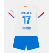 Barcelona Marcos Alonso #17 Udebanetrøje Børn 2023-24 Kortærmet (+ Korte bukser)